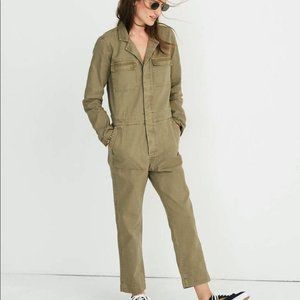 Madewell Coverall Jumpsuit - Medium- NWT - olive green